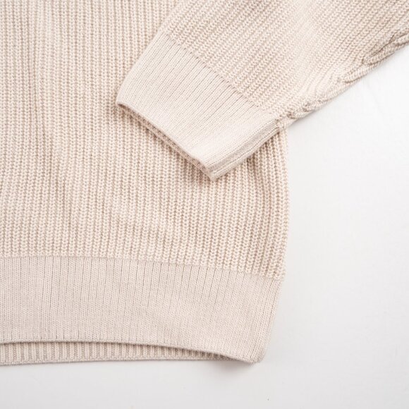 NEW MADEWELL Cotton-Linen Long-Sleeve Sweater Polo size XL - Picture 8 of 12